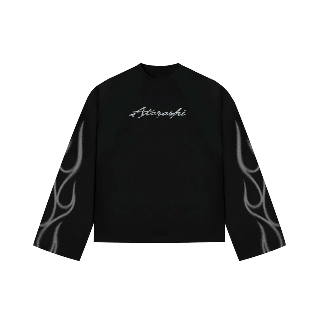 ATA TEE 004 "GREY FLAMES"